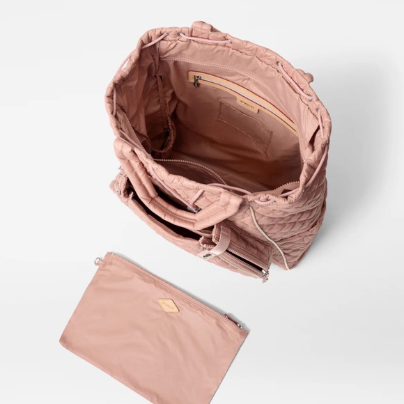 MZ WALLACE Tennis Backpack-NWT Dusty Rose - Picture 2 of 3